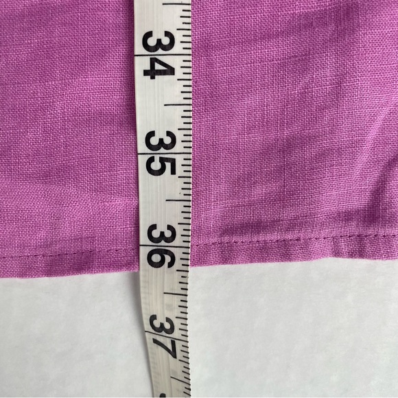 J. Jill Love Linen Pintucked Linen Shift  Dress Lavender Camilla Pink Size XS - Picture 15 of 15
